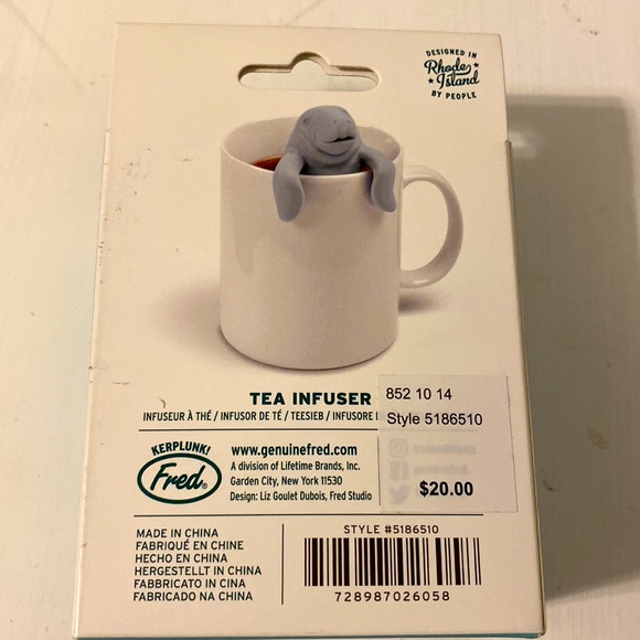 New! Manatee Design Tea Infuser - Picture 7 of 8